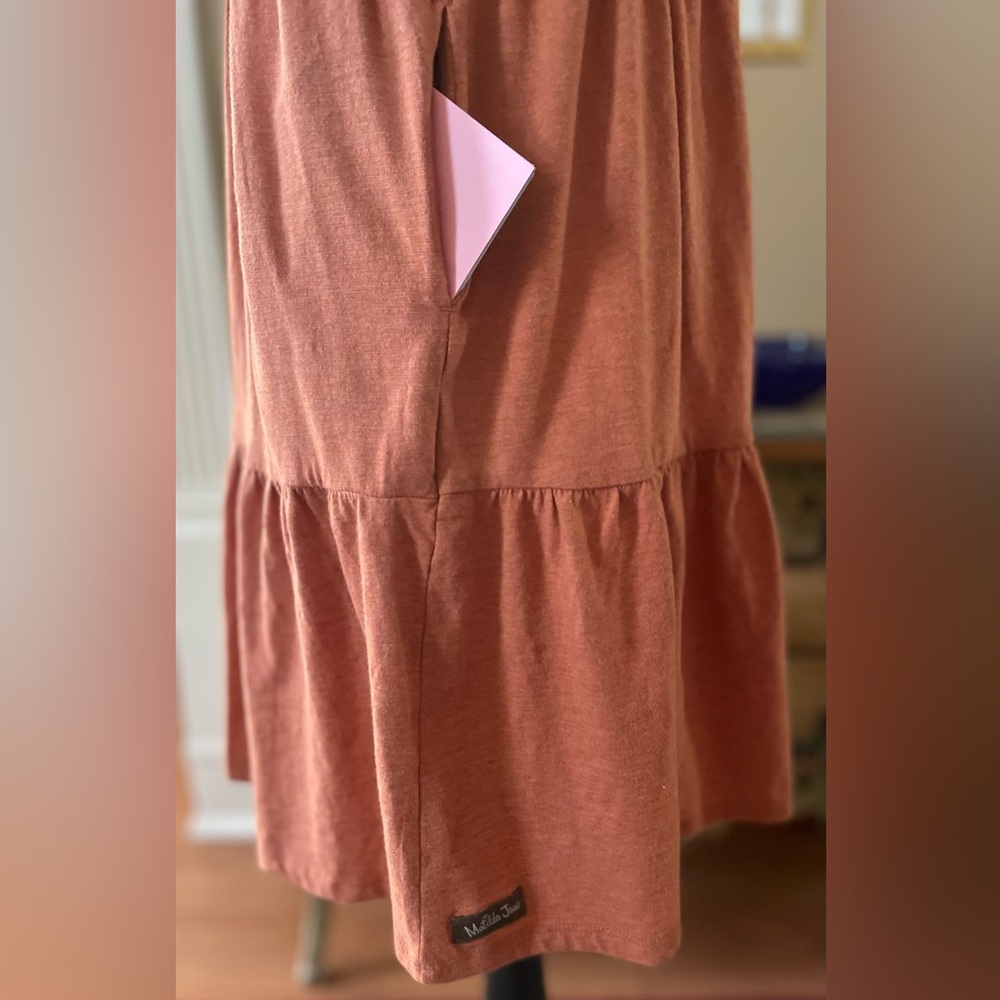 “MATILDA JANE” Terracotta Casual Cotton Dress.
Size: S - Picture 5 of 7